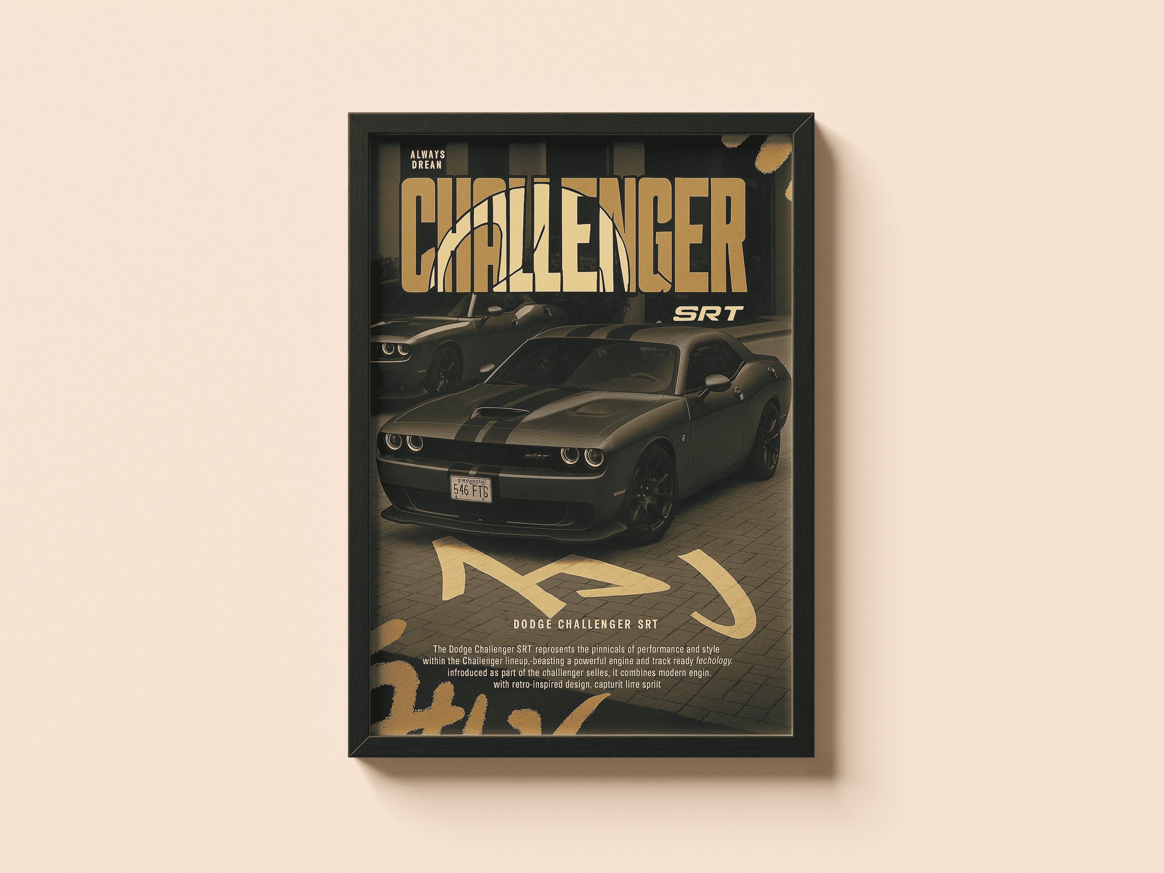 Dodge Challenger SRT – Gold Edition