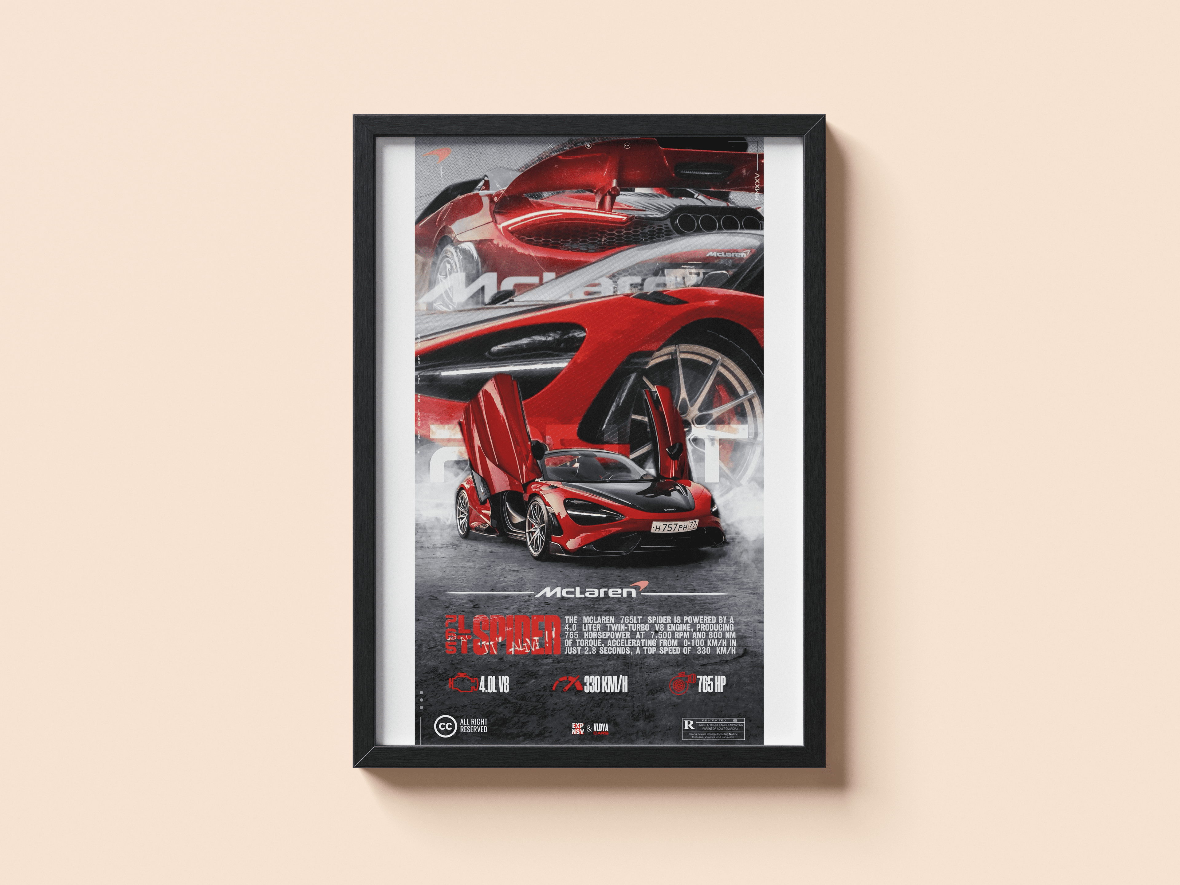 McLaren 765LT Spider – Red Fury