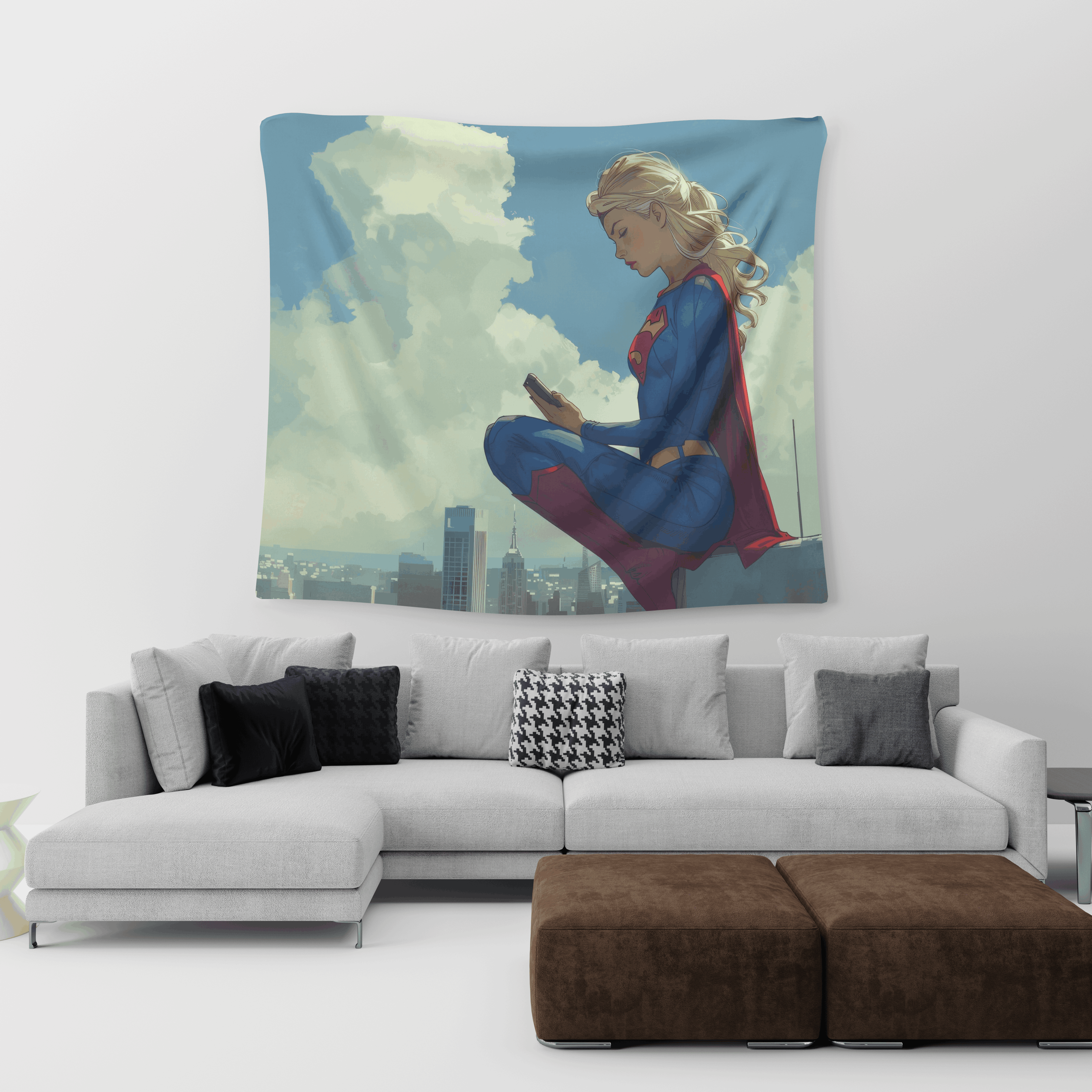 Supergirl Tapestry